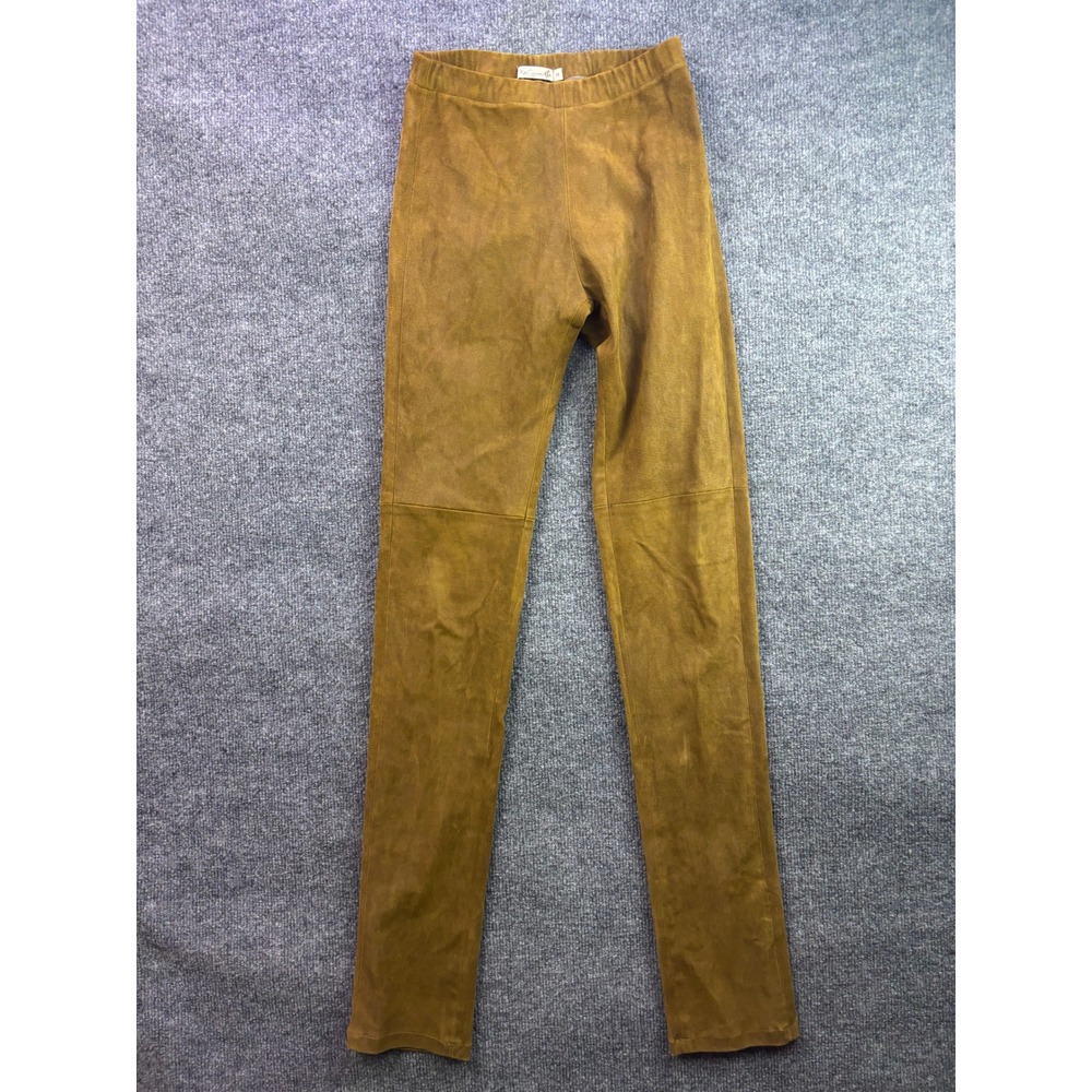 Mes Demoiselles Paris Leather Leggings Womens 36 Brown Suede Esther Pants